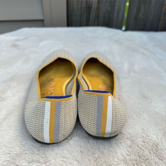 Rothy's Women's Ballet Flats Size 8.5 Multicolor Triple Stitch Casual - Picture 2 of 8